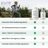 Pure Therapro Rx Methyl Multi: cápsulas resistentes al ácido para absorción estable