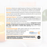 Pure Therapro Rx mezcla en vaso, producto fácil de incorporar en bebidas diarias.