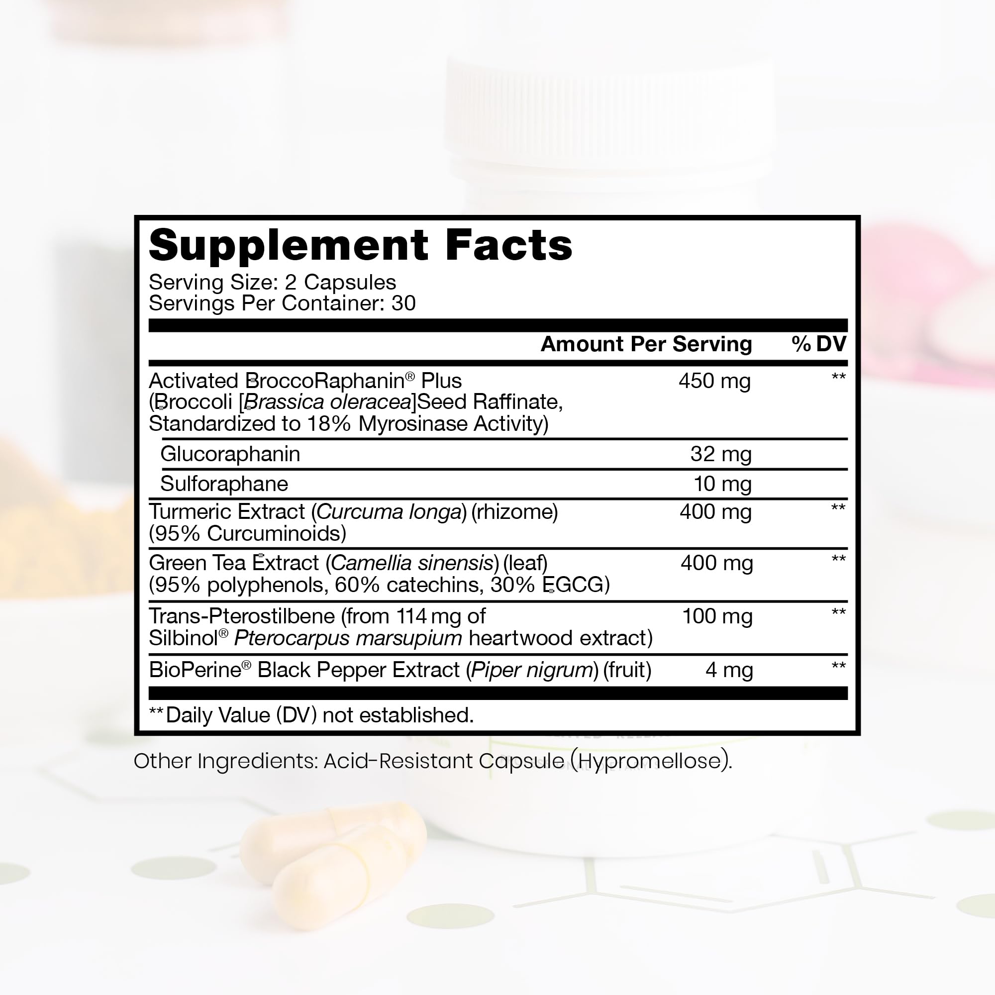 Pure TheraPro Rx Nrf2 Boost: cápsulas veganas con absorción mejorada gracias a BioPerine.