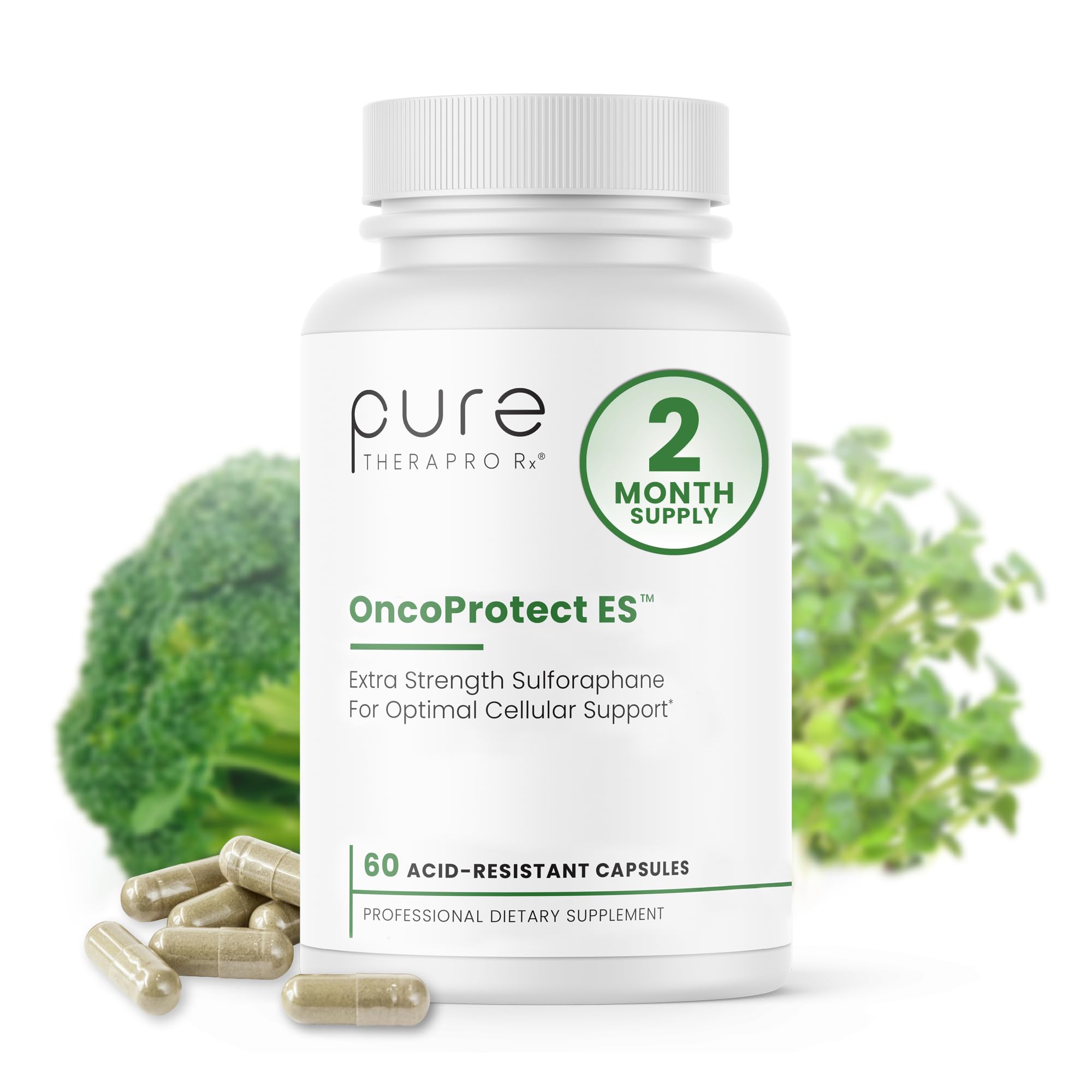 Pure Therapro Rx OncoProtect botella frontal, destacando la concentración para uso diario