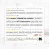 Pure Therapro Rx S-Acetil Glutation Gold 200 mg, etiqueta frontal con información clara