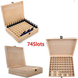 Pure Vie caja-aceites-5-20ml-almacenaje, mantiene tapas y etiquetas a mano.