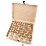 Pure Vie caja-almacenamiento-compacta-madera, optimiza el tocador y reduce desorden.