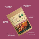 PureAyurbliss polvo de cúrcuma para digestión suave