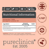 Pureclinica botella con 180 tabletas para suministro de seis meses