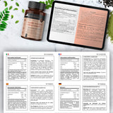 Pureclinica Doble Fuerza Silice Complex etiqueta muestra minerales clave