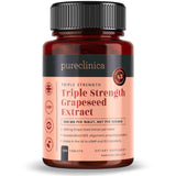 Pureclinica Extracto de Semilla de Uva 300 mg, tableta frontal, apoyo a la rutina diaria