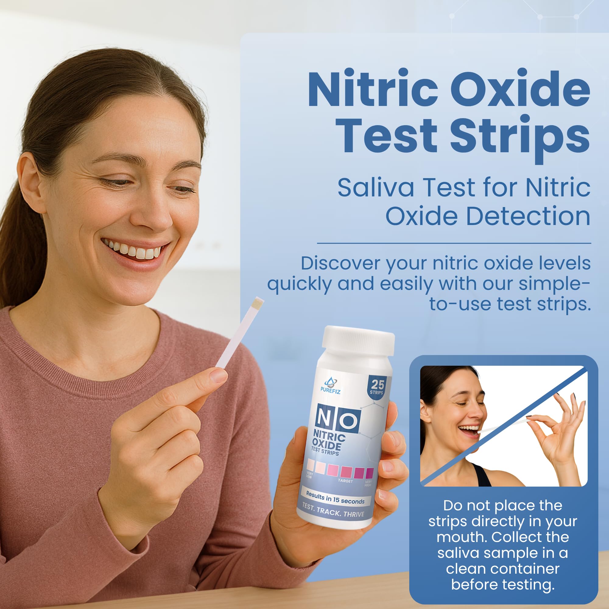 PUREFIZ oxido nitrico, seguimiento diario para bienestar y hábitos