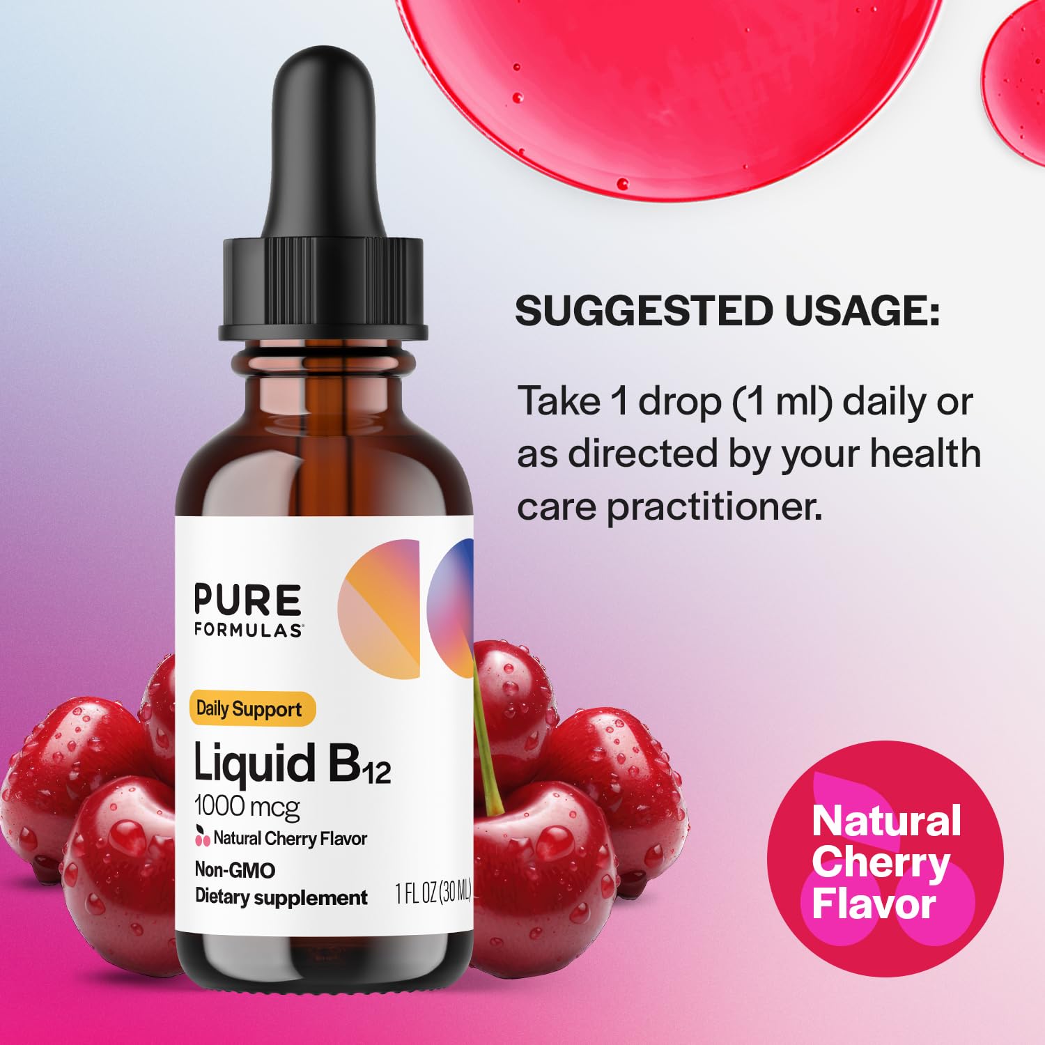 PureFormulas B12 alta absorción, fórmula confiable para energía sostenida.
