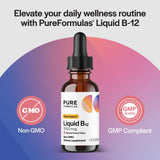 PureFormulas B12 sabor cereza natural, toma agradable.