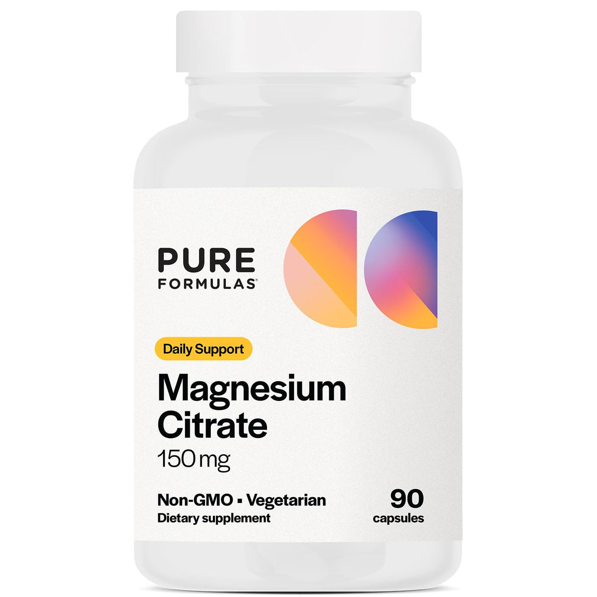 PureFormulas magnesio citrato en bote para apoyo diario
