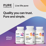 PureFormulas Magnesio Glicinato 100 mg, pruebas de calidad para tu confianza