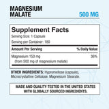 Puregen Labs Magnesio Malato, absorcion superior para rendimiento deportivo