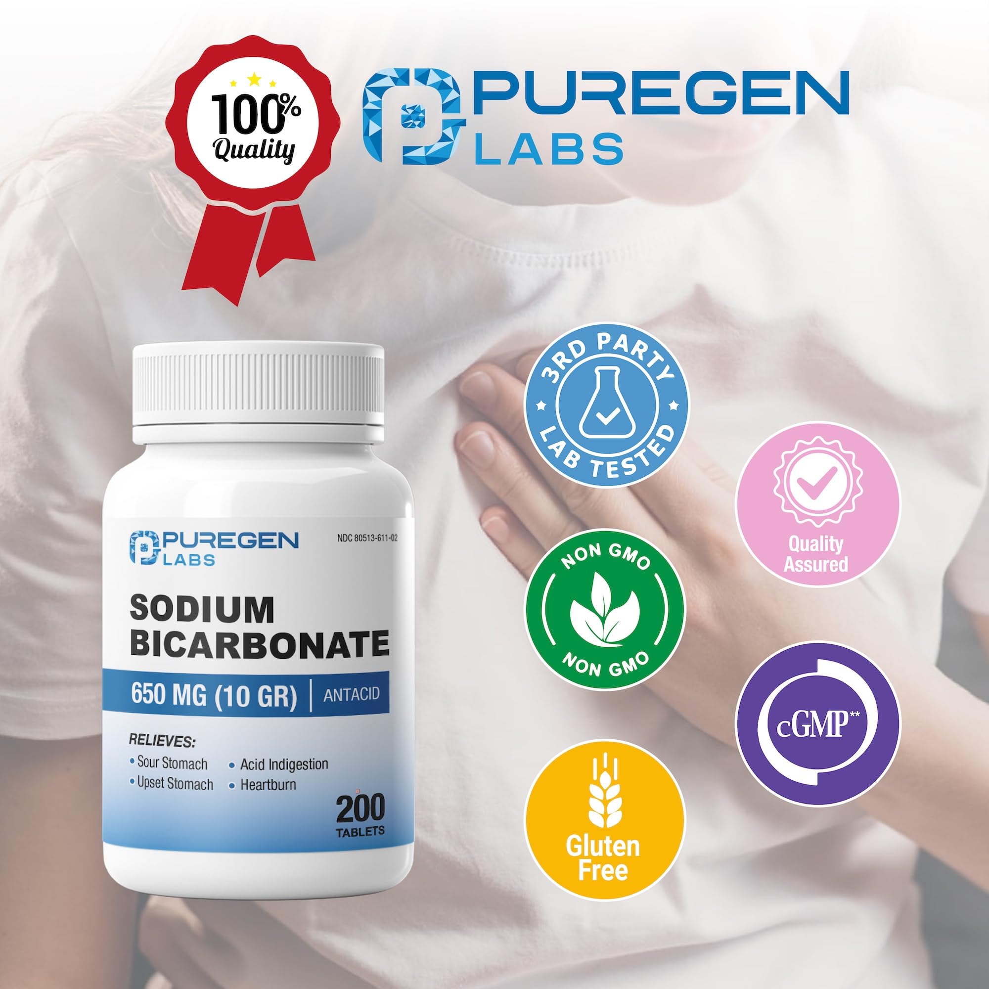 Puregen Labs en la cocina, útil para hornear y apoyo digestivo natural.