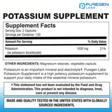 Envase de cápsulas Puregen Labs listo para la rutina diaria