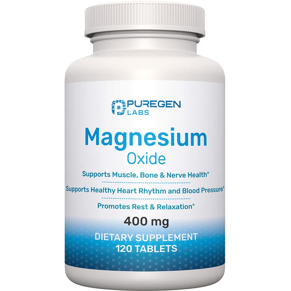 Puregen Labs Magnesio 400mg tableta: apoyo a la energía diaria y bienestar.