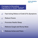 Puregen Labs pack nocturno con ahorro para resfriado y gripe.