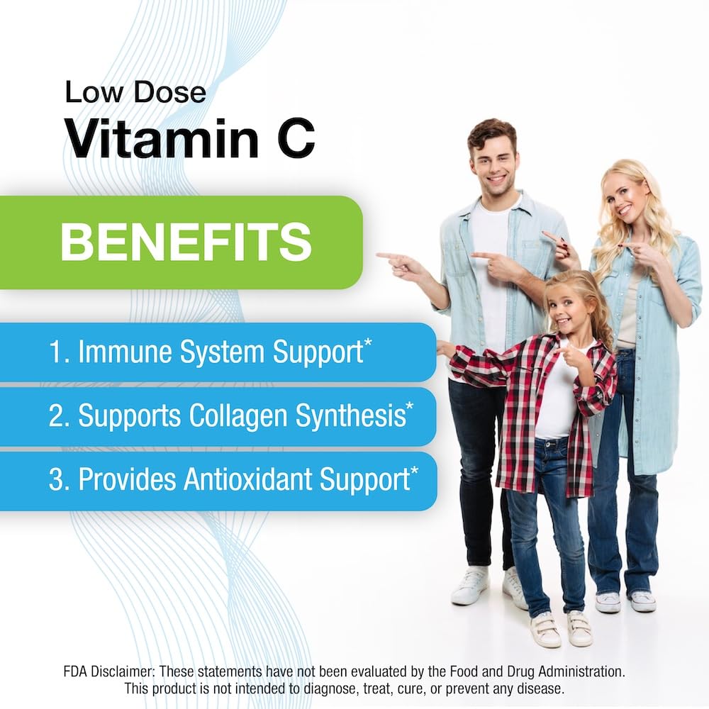 P Puregen Labs Vitamina C 250 mg: cápsulas para uso diario.