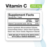 P Puregen Labs Vitamina C 250 mg: etiqueta que destaca antioxidantes y pureza.