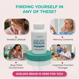 PUREHEALTH RESEARCH Ageless Brain fabricado en Estados Unidos con ingredientes de alta calidad.