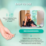 PUREHEALTH RESEARCH Ageless Brain con niacina y vitamina B6 para claridad mental.