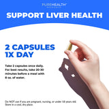 PureHealth Liver Health: cúrcuma y betabel para antioxidantes y apoyo celular