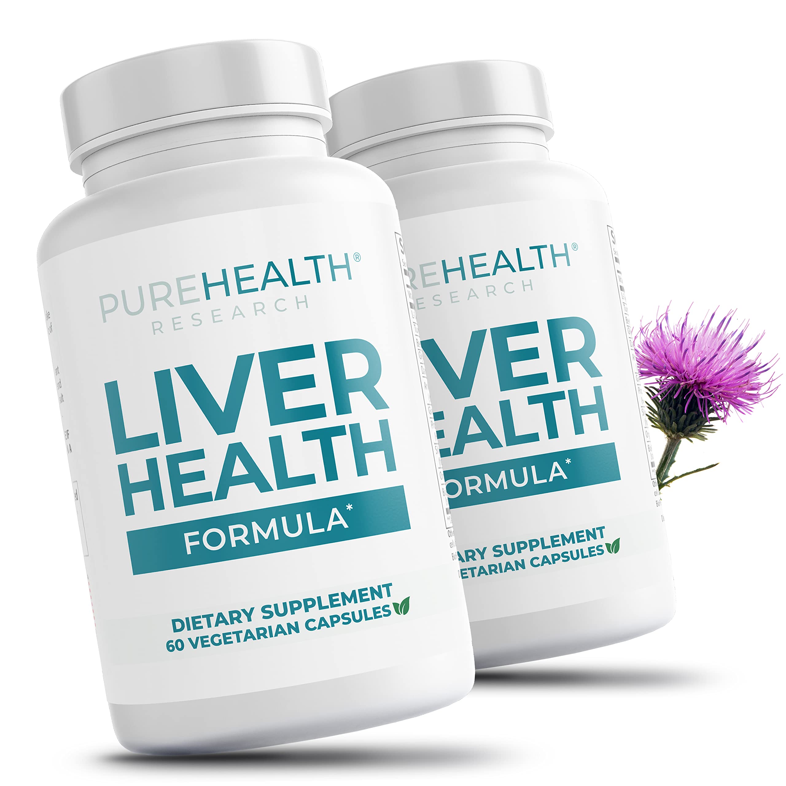 PureHealth Liver Health: botella con alcachofa para apoyo metabólico