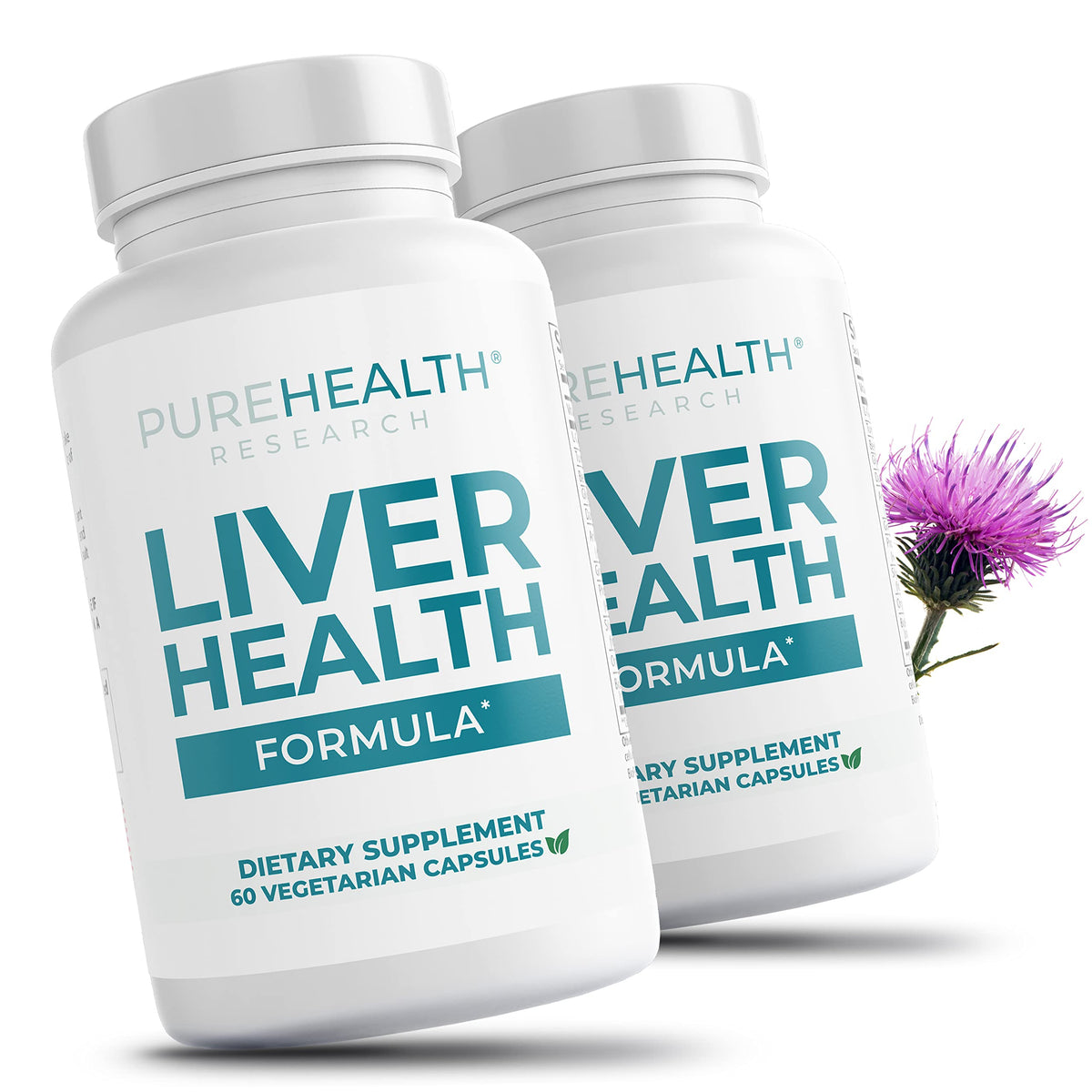 PureHealth Liver Health: botella con alcachofa para apoyo metabólico