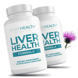 PureHealth Liver Health: botella con alcachofa para apoyo metabólico