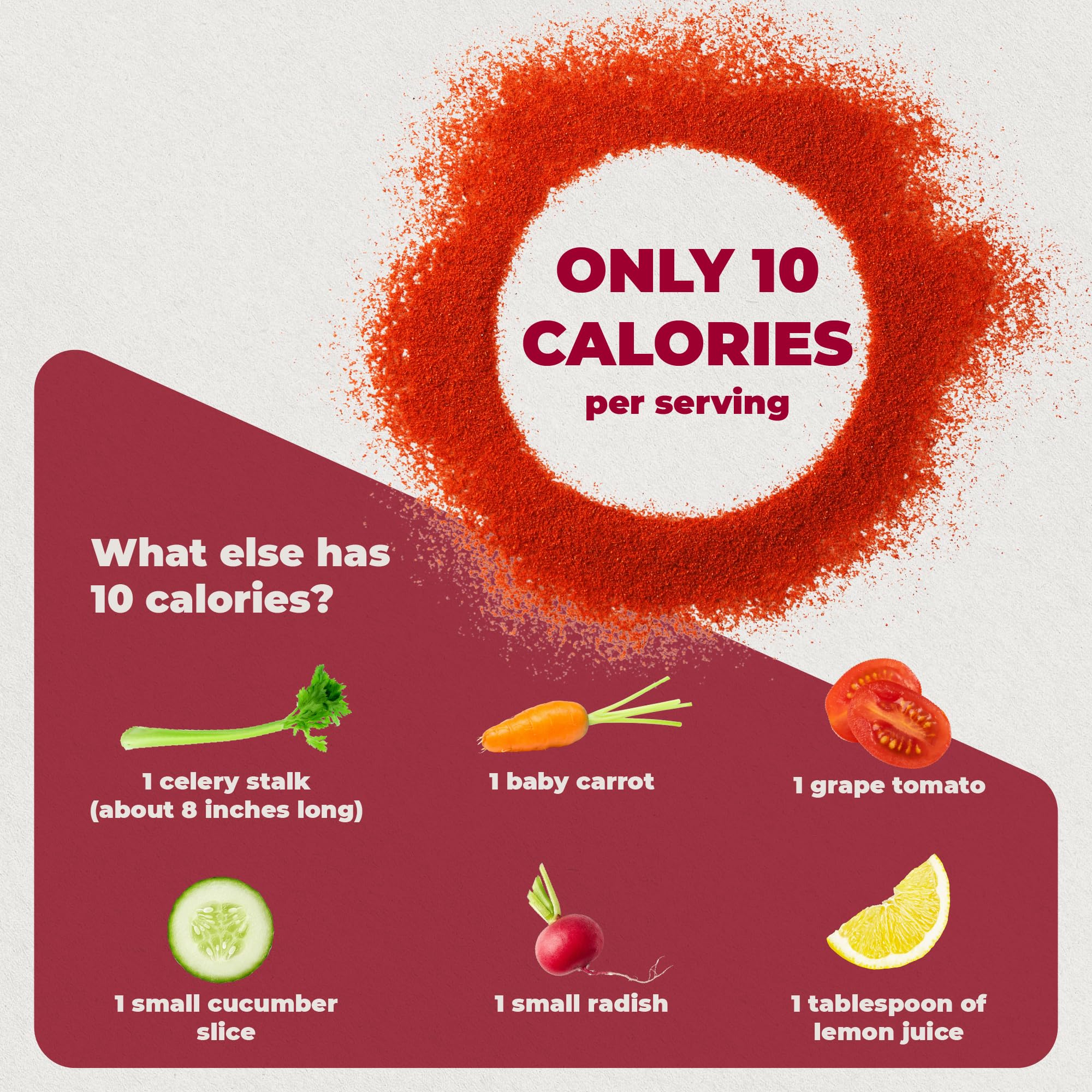 PureHealth Reds Superfoods: cuchara medidora, dosificación fácil para batidos y bebidas.