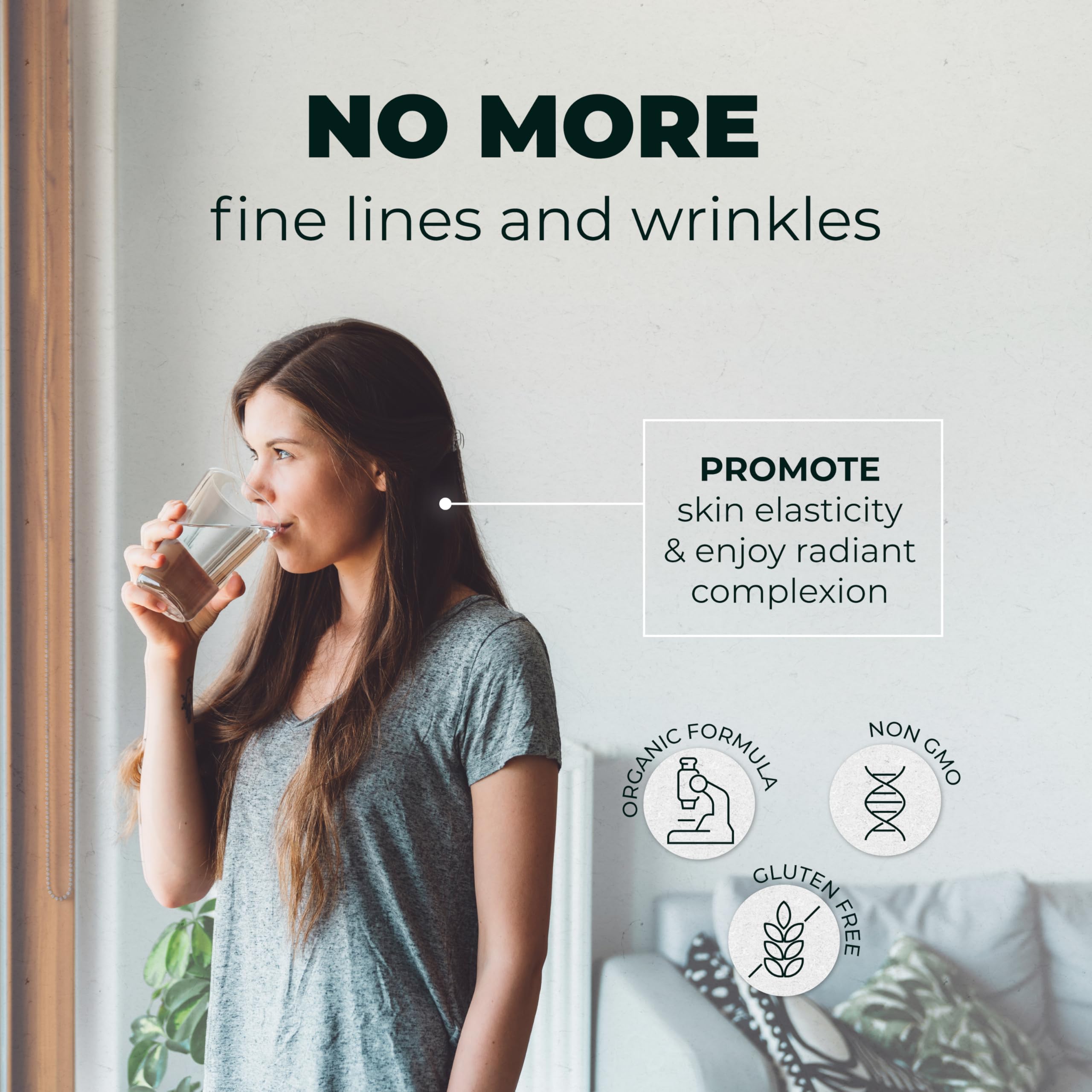 PUREHEALTH RESEARCH Collagen Marino, cápsulas fáciles de tragar para viaje