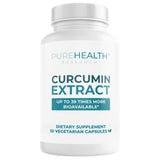 PureHealth Research Curcumin Extract cápsulas para movilidad y bienestar diario.
