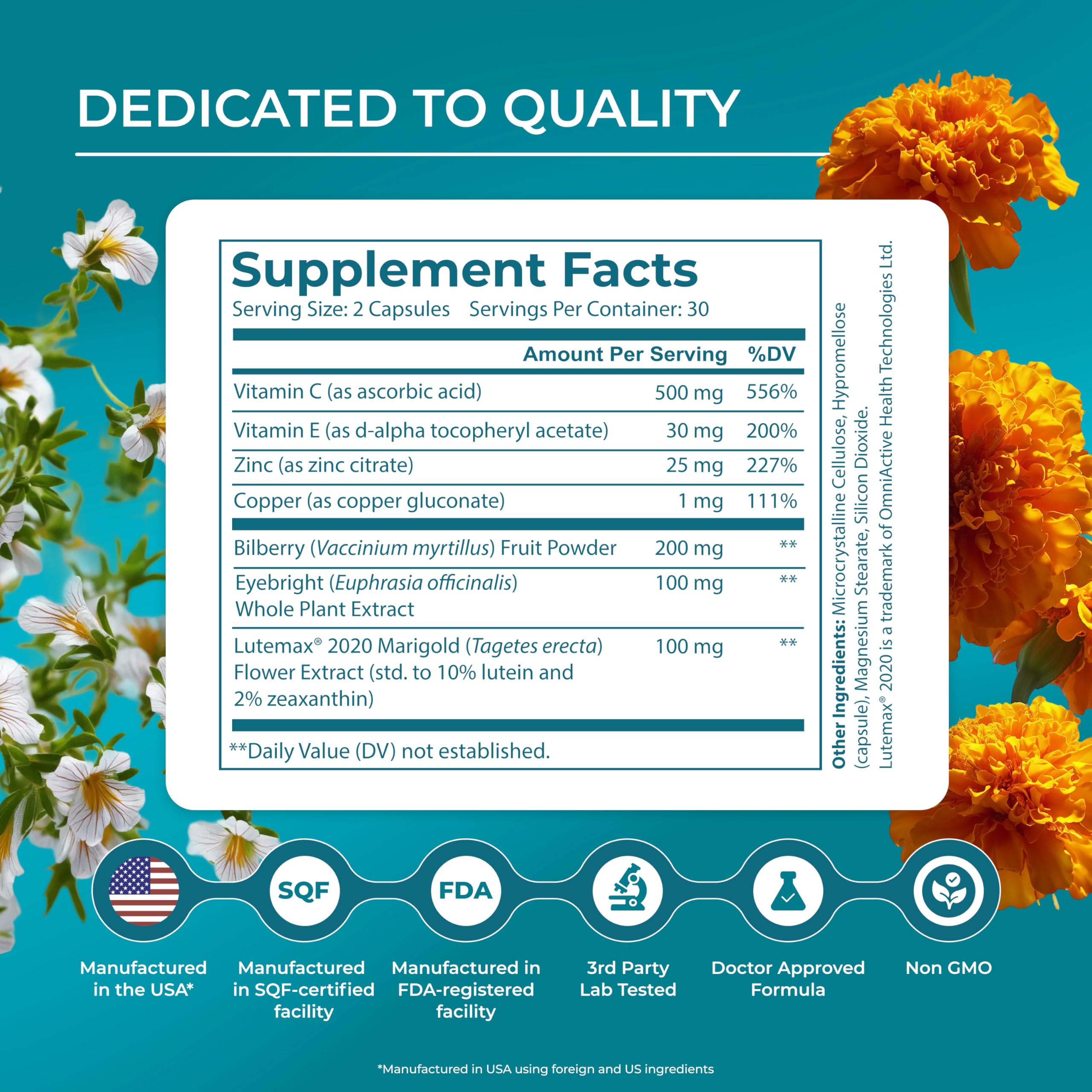 PUREHEALTH RESEARCH Extracto de arandano para apoyo de retina y visión