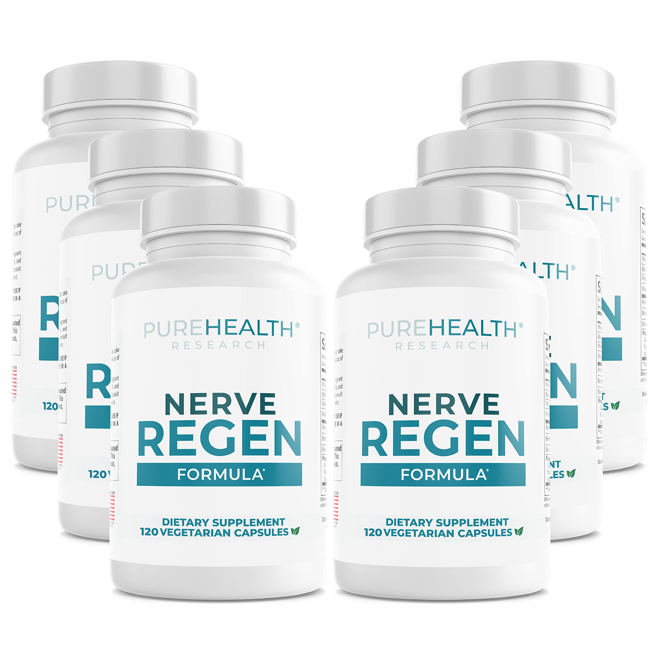 PUREHEALTH RESEARCH Fórmula nervio en botella: apoyo al bienestar nervioso