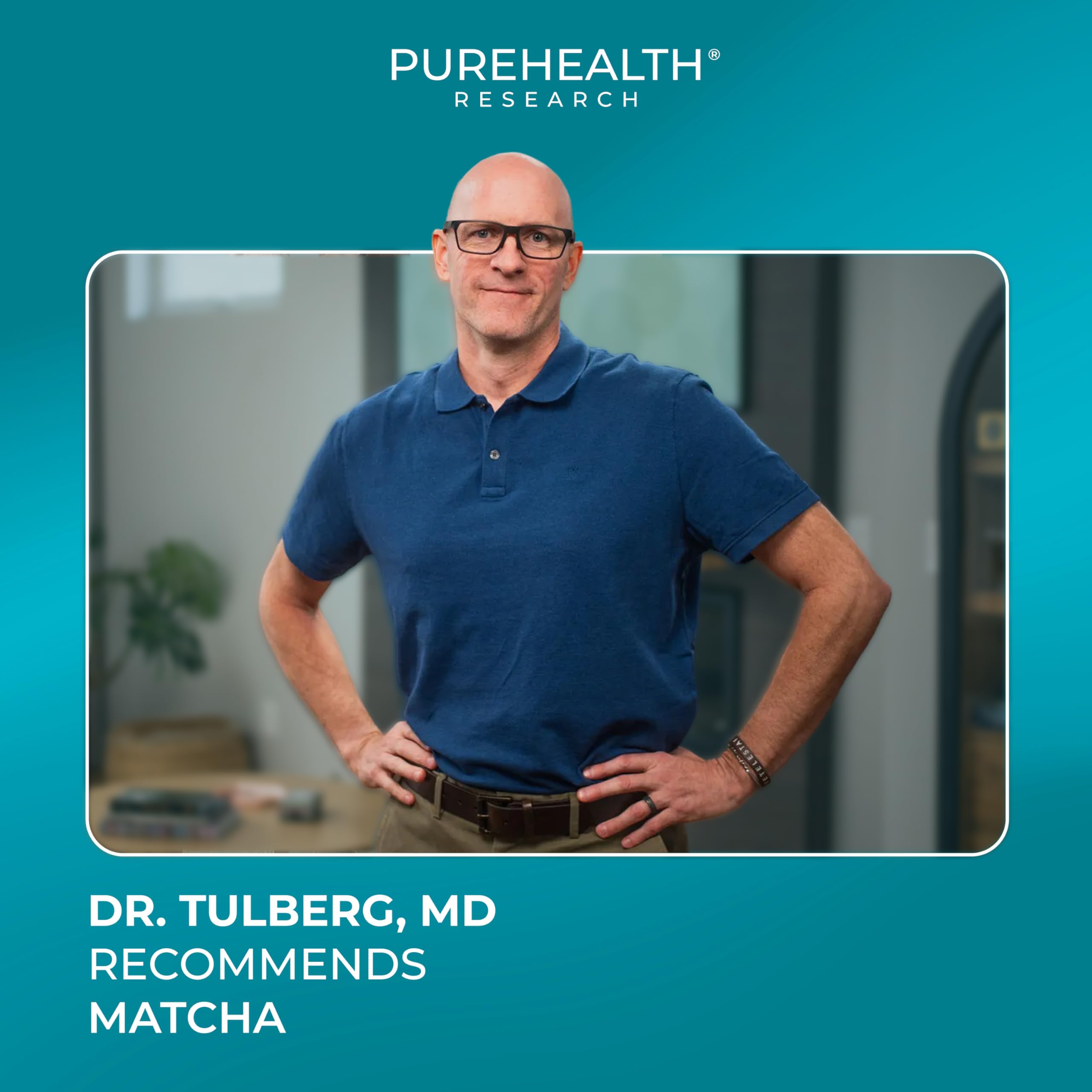 PUREHEALTH RESEARCH Matcha para viaje, cápsulas prácticas