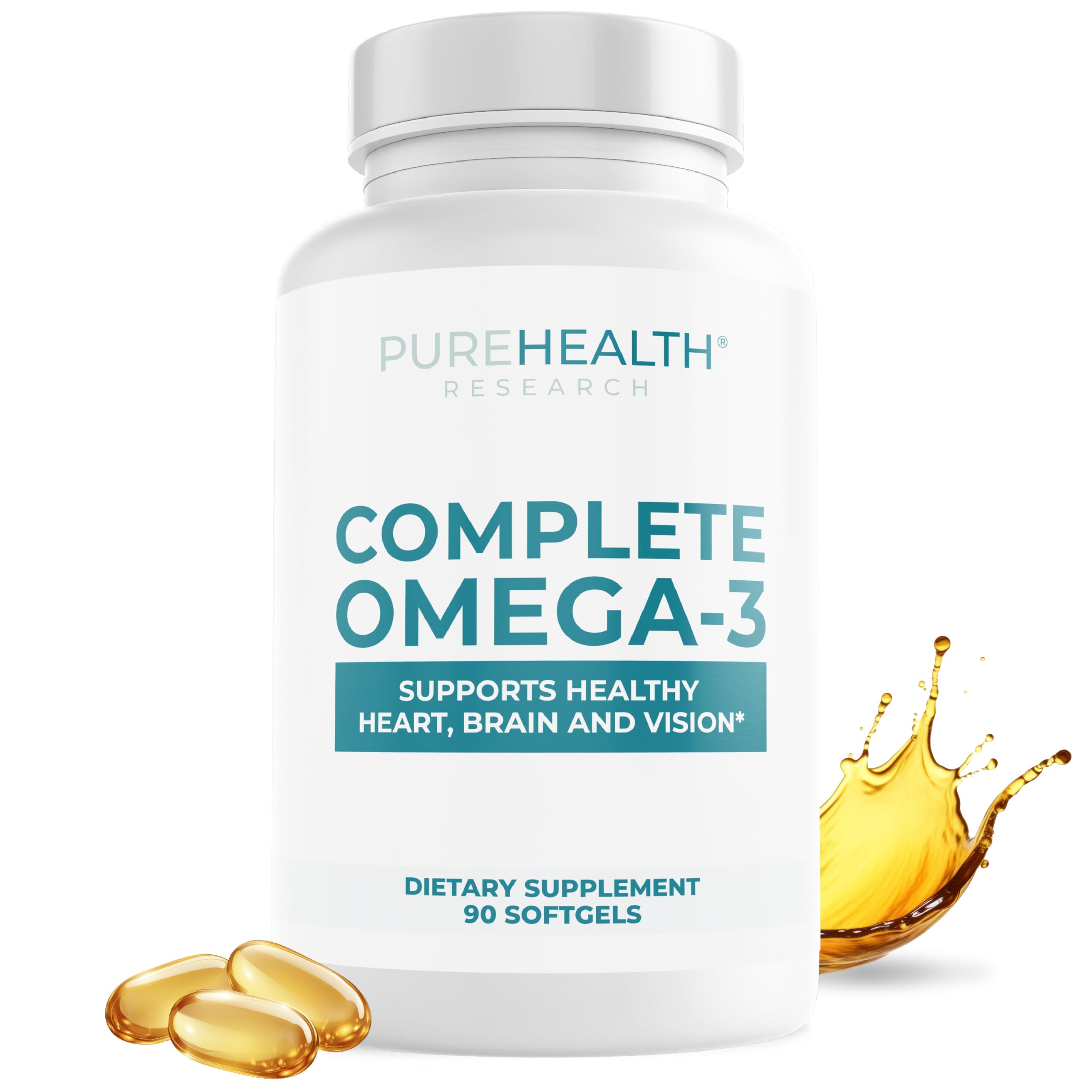 PureHealth Research Omega-3 cápsulas nano para absorción eficiente.