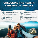 PureHealth Research Omega-3 dosis diaria fácil de incluir.