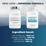 PureHealth Research Omega-3 pescado salvaje, fuente natural de omega-3.