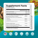 PUREHEALTH RESEARCH Stress Release Complex, cápsulas, dosis diaria para promover calma.