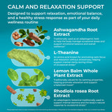 PUREHEALTH RESEARCH Stress Release Complex, toma diaria para equilibrio emocional.