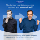 PUREHEALTH RESEARCH Youth Switch: etiqueta USA que destaca calidad