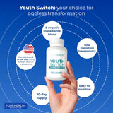PUREHEALTH RESEARCH Youth Switch: sello certificado GMP