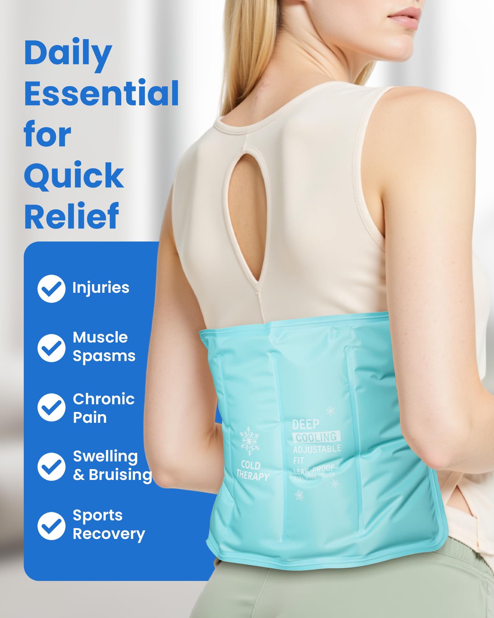 Purella envoltura ajustable para cuello ofrece sujeción cómoda