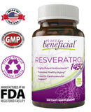PURELY beneficial RESVERATROL1450 detalle de ingredientes naturales