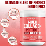 Purely Optimal Colágeno sin sabor se integra en batidos y agua