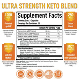 Capsulas Purely Optimal Keto BHB ACV para energía sostenida durante el día.