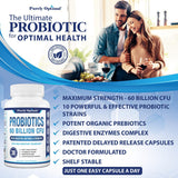 Purely Optimal Probiotics: bienestar femenino gracias a la diversidad microbiana intestinal.