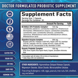 Purely Optimal Probiotics: cápsulas de liberación diferida, llegan al intestino para mayor efectividad.