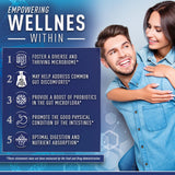 Purely Optimal Probiotics: envasado con enzimas digestivas para apoyar la digestión.
