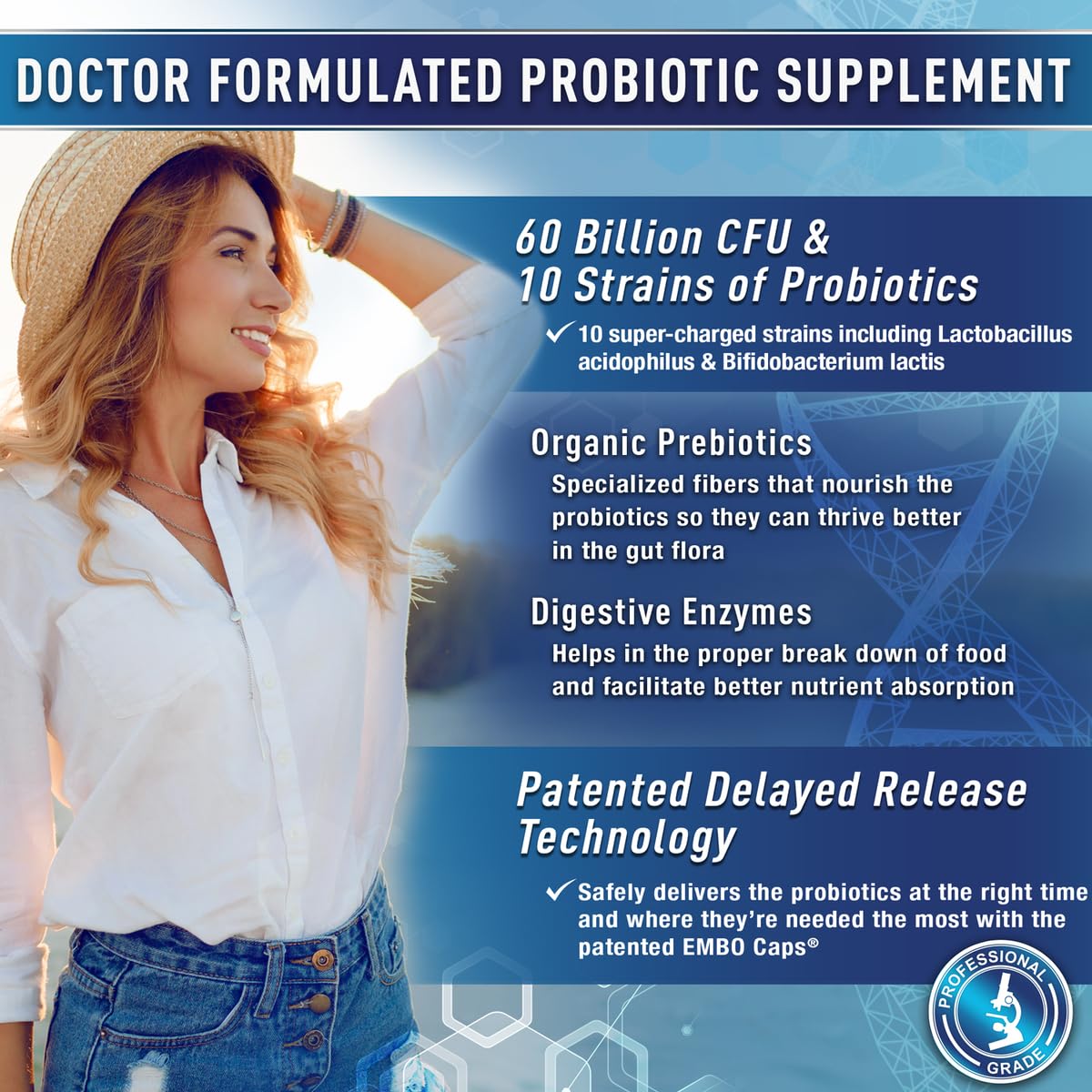 Purely Optimal Probiotics: prebióticos orgánicos que alimentan el equilibrio intestinal.